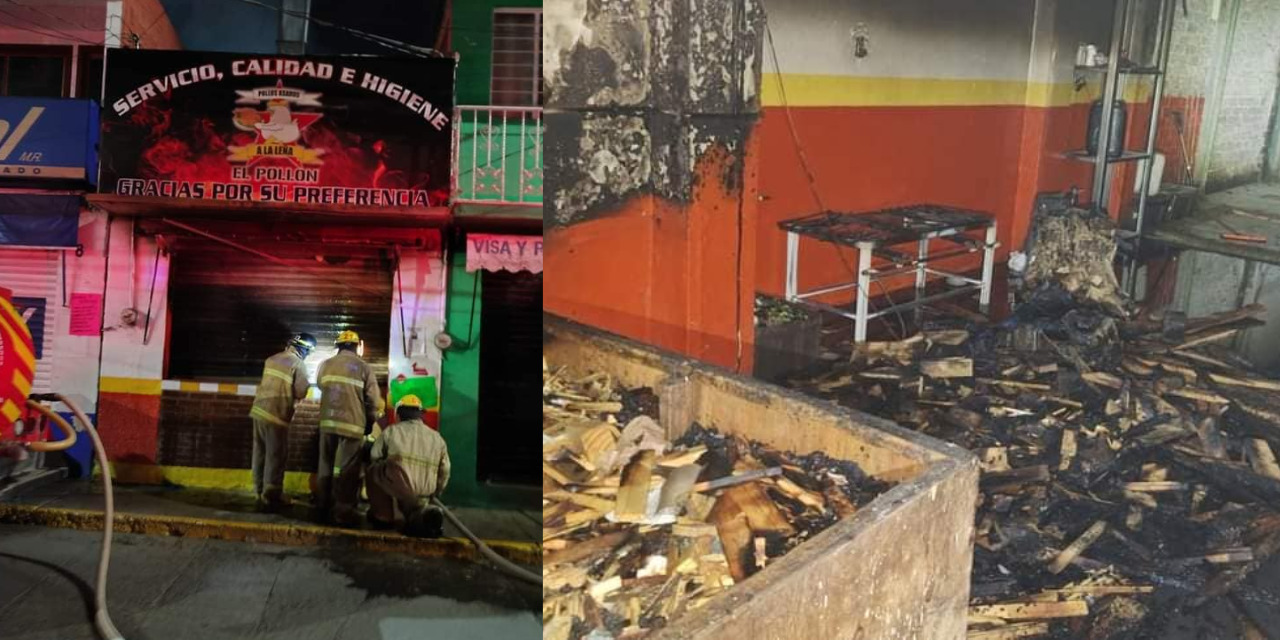 Arrasa incendio con negocio de pollos asados en Huajuapan | El Imparcial de Oaxaca