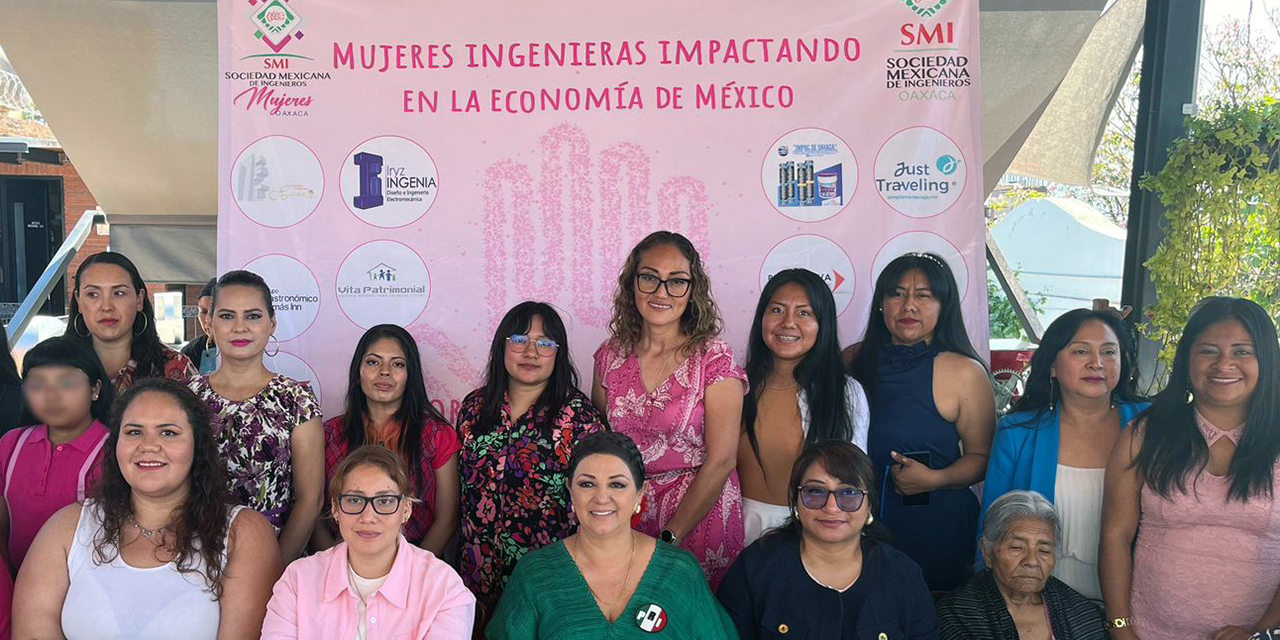 Foto: cortesía // Integrantes de la Sociedad Mexicana de Ingenieros respaldan a Carmelita Ricárdez.