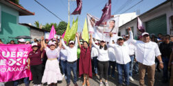 Foto: Adrián Gaytán // Multitudinario y cálido apoyo a la candidata morenista Nancy Benítez.
