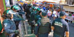 Foto: Adrián Gaytán // Presencia policíaca no ha logrado inhibir la inseguridad en diversas zonas de la ciudad.