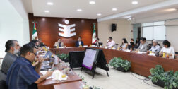 Foto: IEEPCO // Reunión interinstitucional entre representantes del INE e IEEPCO de cara al proceso electoral ordinario 2023-2024.
