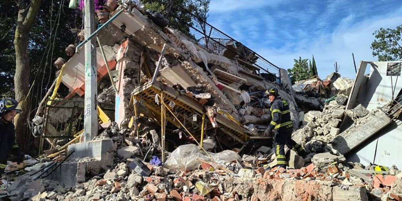 Explosión causa colapso de vivienda en Tlalpan, dejando al menos 6 heridos | El Imparcial de Oaxaca