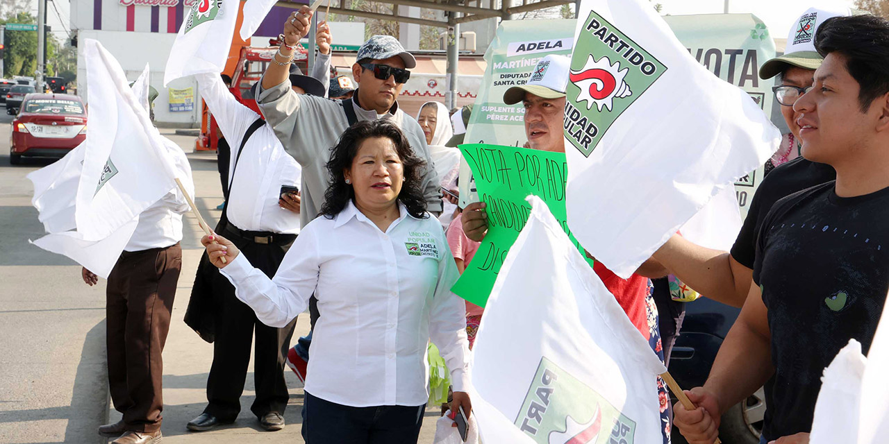Inicia campaña Adela Martínez por el PUP; busca diputación por el distrito 15 | El Imparcial de Oaxaca