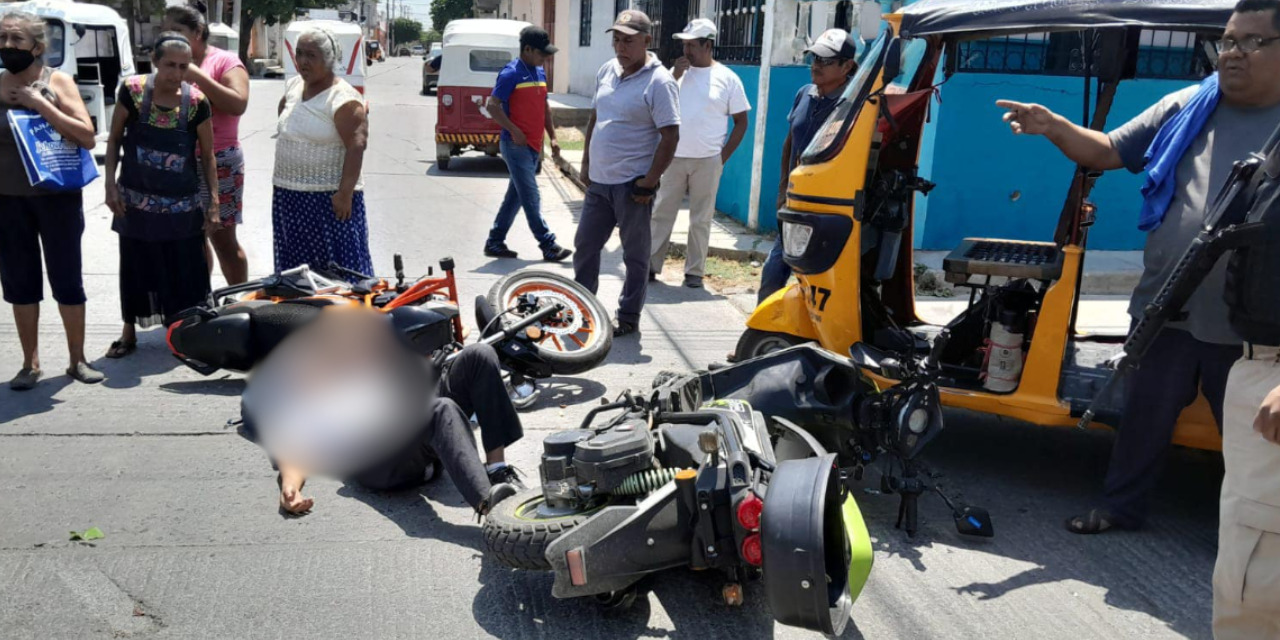 Dos lesionados deja choque de motos en Juchitán | El Imparcial de Oaxaca