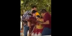 VIDEO: Inesperado desmayo de candidata de Morena en Tehuantepec