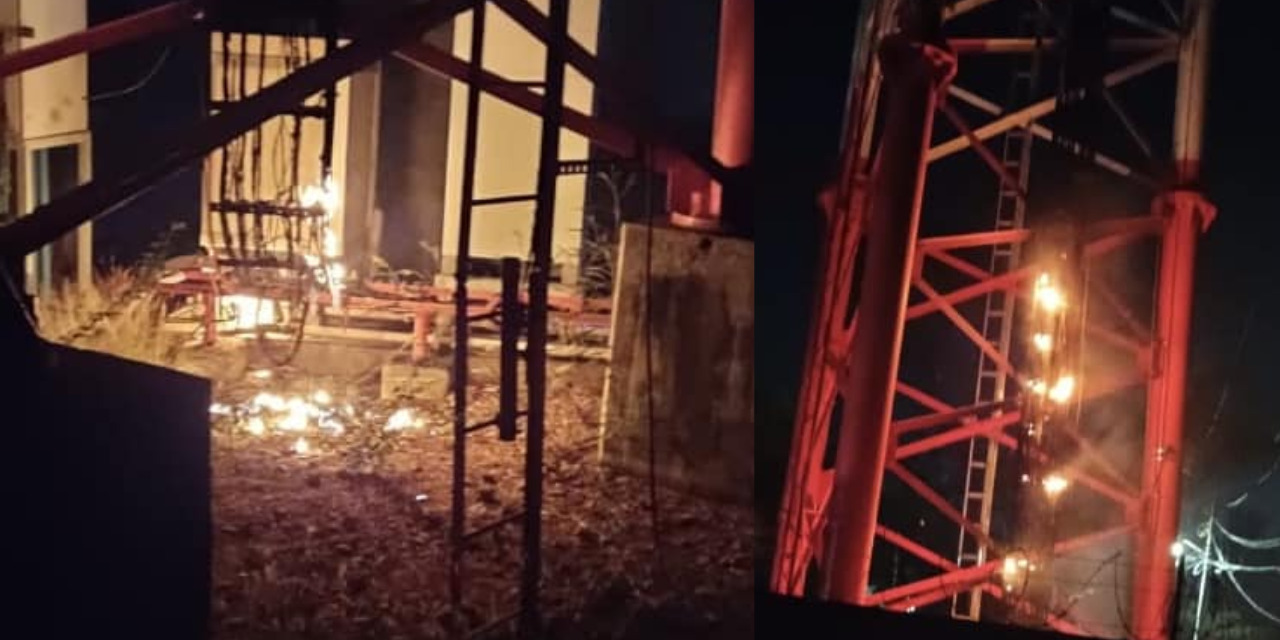 Incendio amenaza torre de TELMEX en Juchitán | El Imparcial de Oaxaca