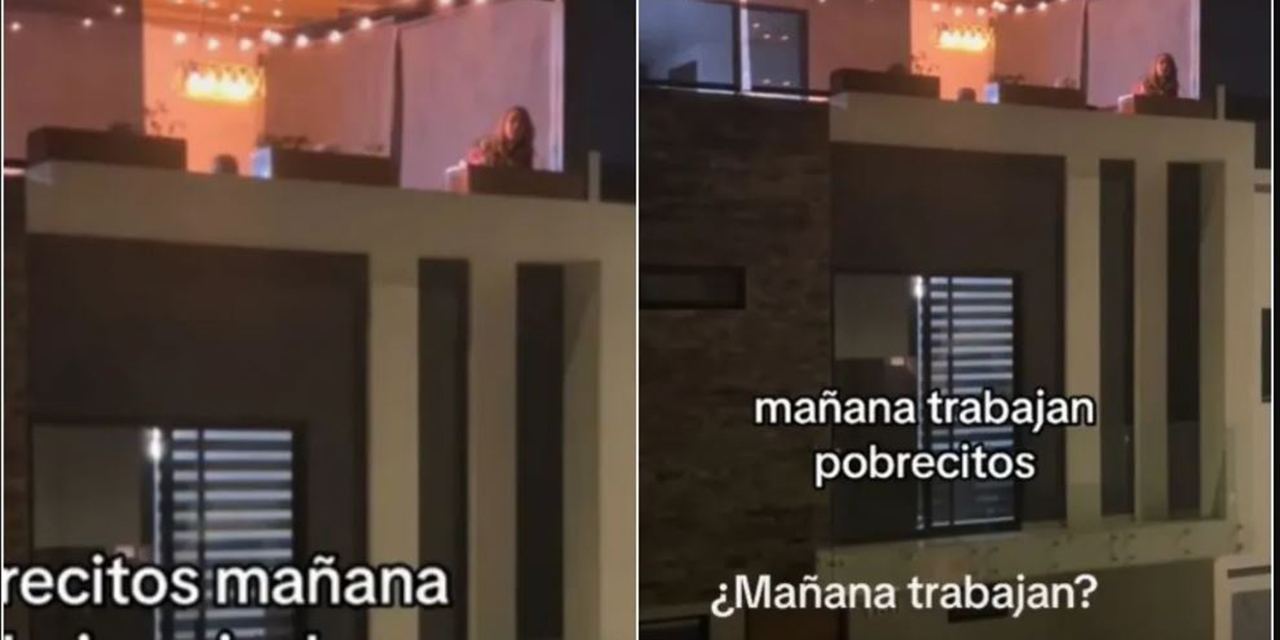 VIDEO: “Lady Mediocre” Grita ebria desde su balcón a personas que se quejaron del ruido | El Imparcial de Oaxaca