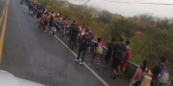 ¡Sin cesar el flujo migratorio! Caravana Infantil cruza Oaxaca