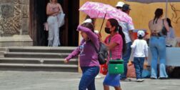 Foto: Adrián Gaytán // Se registró una temperatura histórica de 39.5 grados en Huajuapan de León.