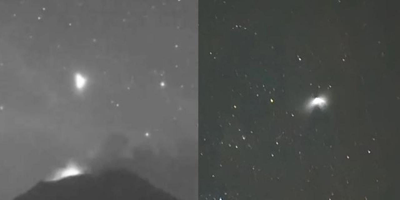 Video: Extraño objeto atraviesa el Popocatépetl