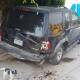 Tres lesionados y daños deja accidente de taxi en Huajuapan