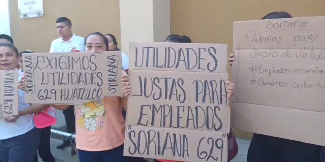 Empleados de Soriana Huatulco exigen pago justo de utilidades | El Imparcial de Oaxaca