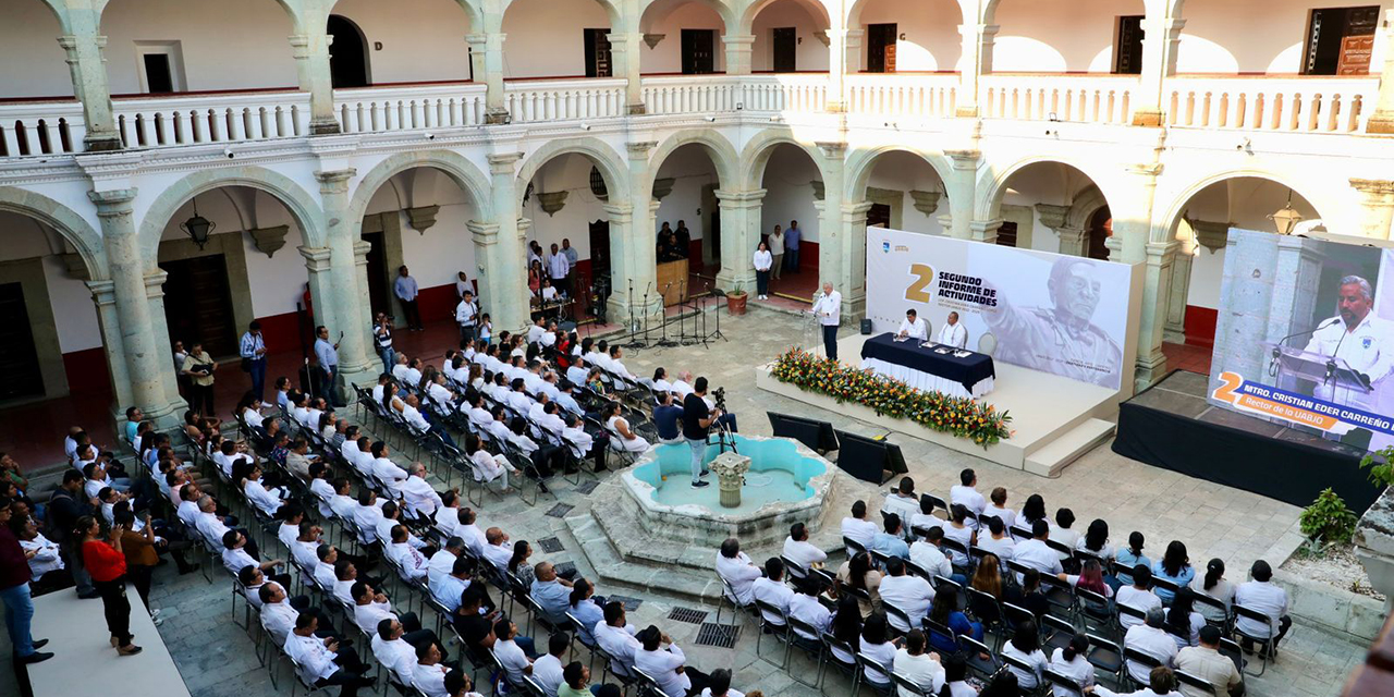 En la UABJO, dos años de estabilidad y resultados con el rector Cristian Carreño López | El Imparcial de Oaxaca