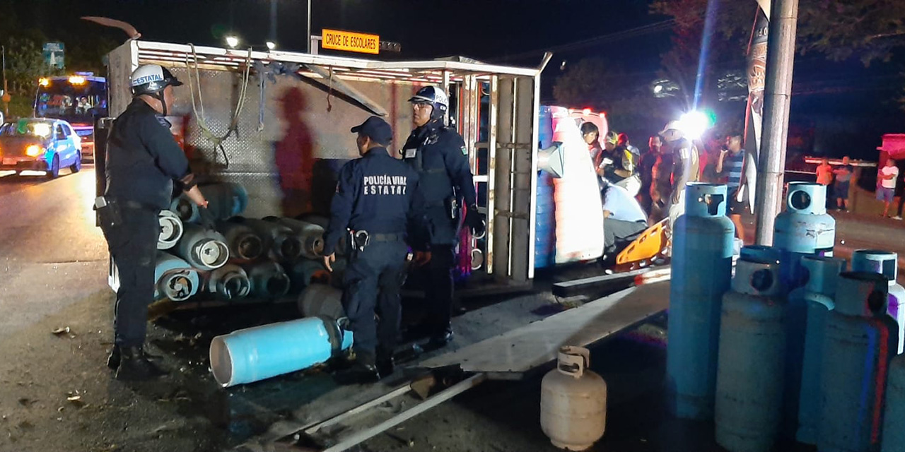 Camión de Gas de Oaxaca  choca en Ánimas Trujano | El Imparcial de Oaxaca