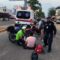 Los dos motociclistas fueron atendidos por paramédicos de la Regiduría de Salud.