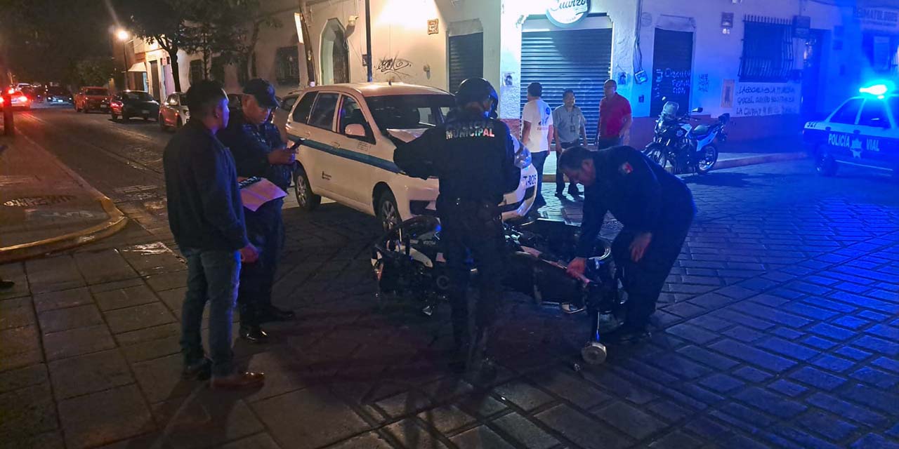 La colisión ocurrió en la intersección de Berriozábal y avenida Juárez.