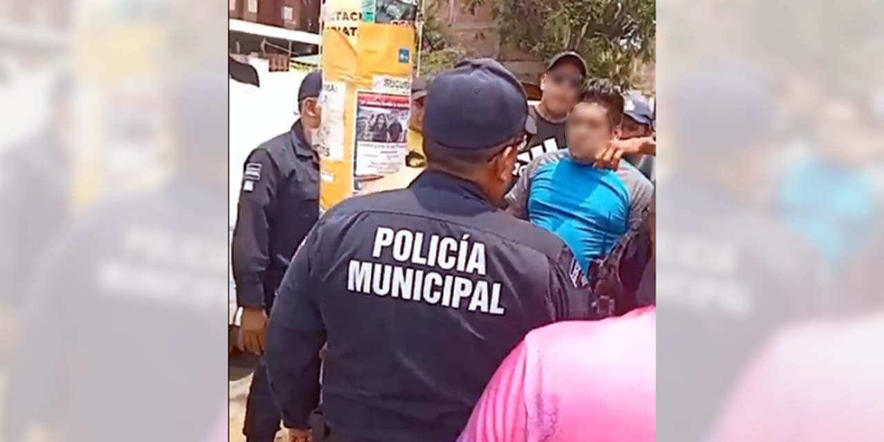 La golpiza ocurrió sobre las calles de Soconusco y Zempoaltepetl.