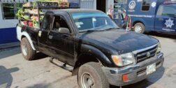 La unidad de motor fue localizada durante un operativo para la detección de vehículos irregulares.