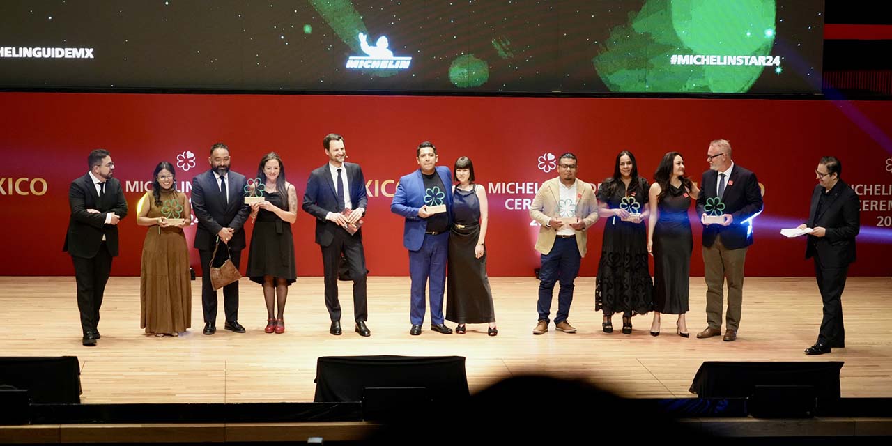 Los Danzantes (Oaxaca), de Chazz Titus, recibió una estrella verde, que reconoce a las cocinas que promueven la sustentabilidad.