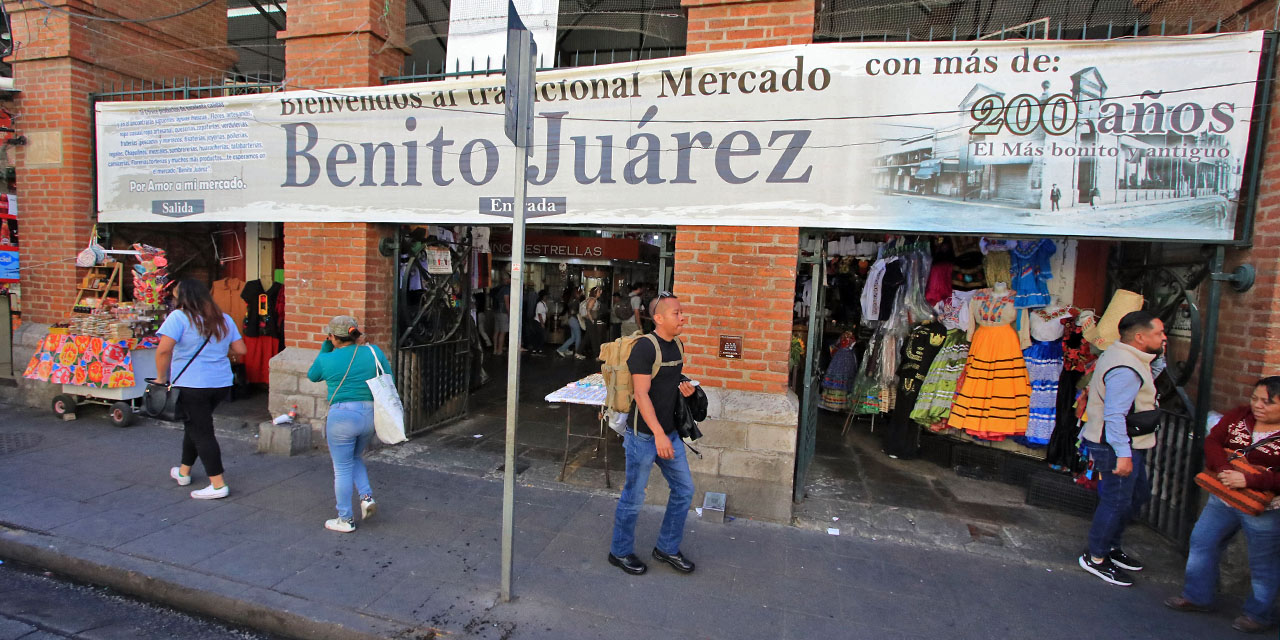 Foto: Adrián Gaytán // Los mercados tradicionales no escapan de la delincuencia.