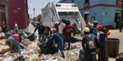 Foto: Jesús Santiago // Pasado el mediodía se reanudó la recolección de basura.