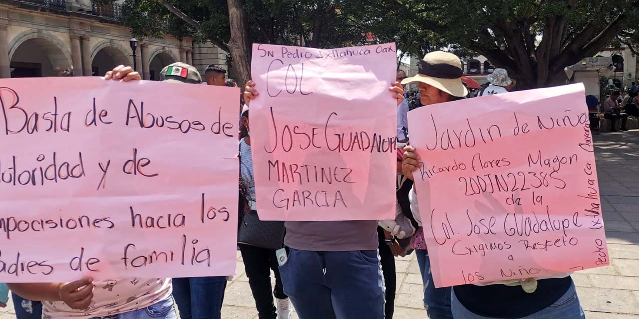 Foto: Jesús Santiago // De no tener respuesta favorable, pedirán la llegada de docentes de la Sección 59 del SNTE.