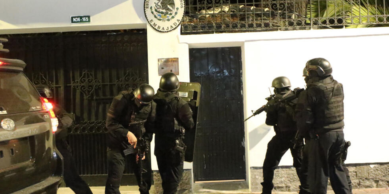 OEA declara violación de la Convención de Viena por asalto a Embajada de México en Ecuador | El Imparcial de Oaxaca