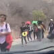 Caravana de migrantes avanza por la Sierra Sur de Oaxaca