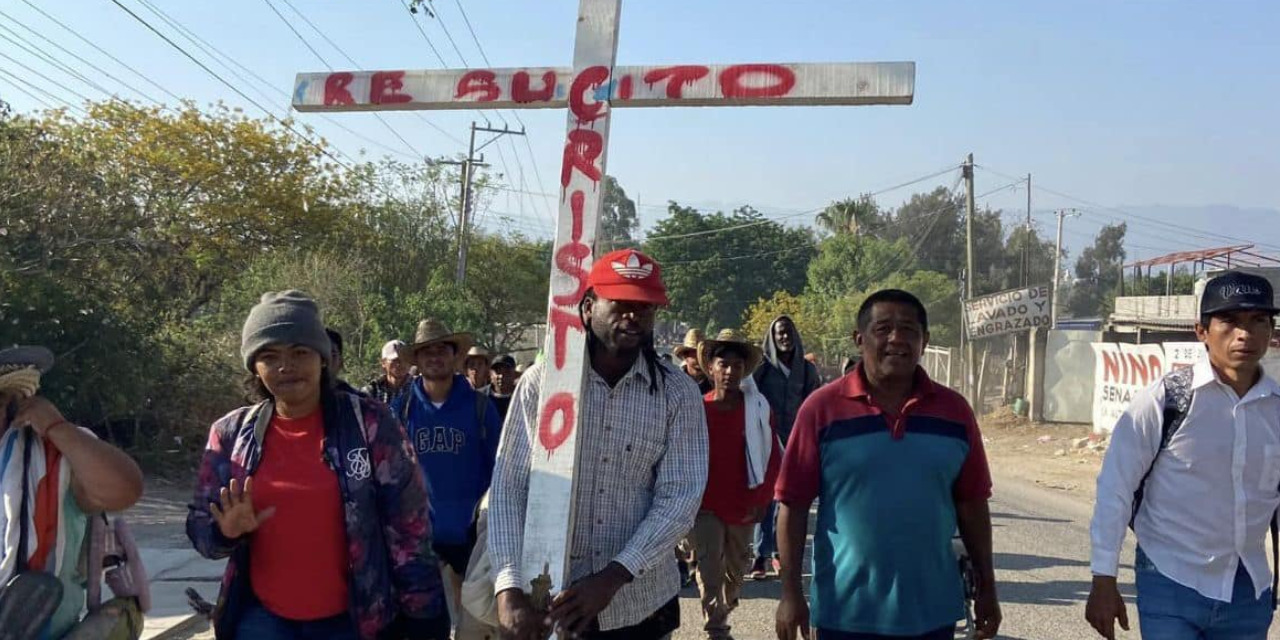 La Caravana Viacrucis Migrante 2024 cruza Miahuatlán | El Imparcial de Oaxaca