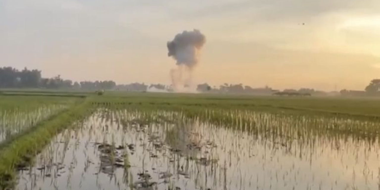 VIDEO:  Cuatro adolescentes resultan heridos tras la explosión de un globo aerostático