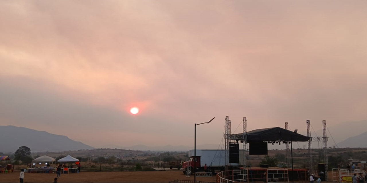 Incendios desencadenan una mala calidad del aire 