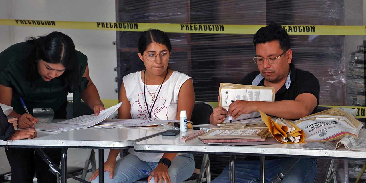 Foto: Luis Alberto Cruz // Funcionarios electorales efectuarán los conteos distritales y municipales de las pasadas elecciones locales.