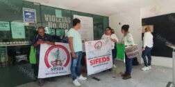 Foto: El Imparcial de Oaxaca // Los SSO procederán de manera legal contra el SIFEDS por impedir un servicio público con la toma de oficinas administrativas.