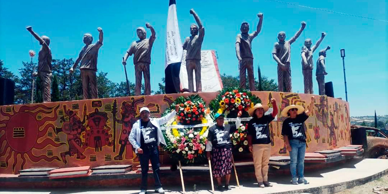 El Comité de Víctimas inicia con los preparativos del octavo aniversario luctuosos de la masacre de Nochixtlán.