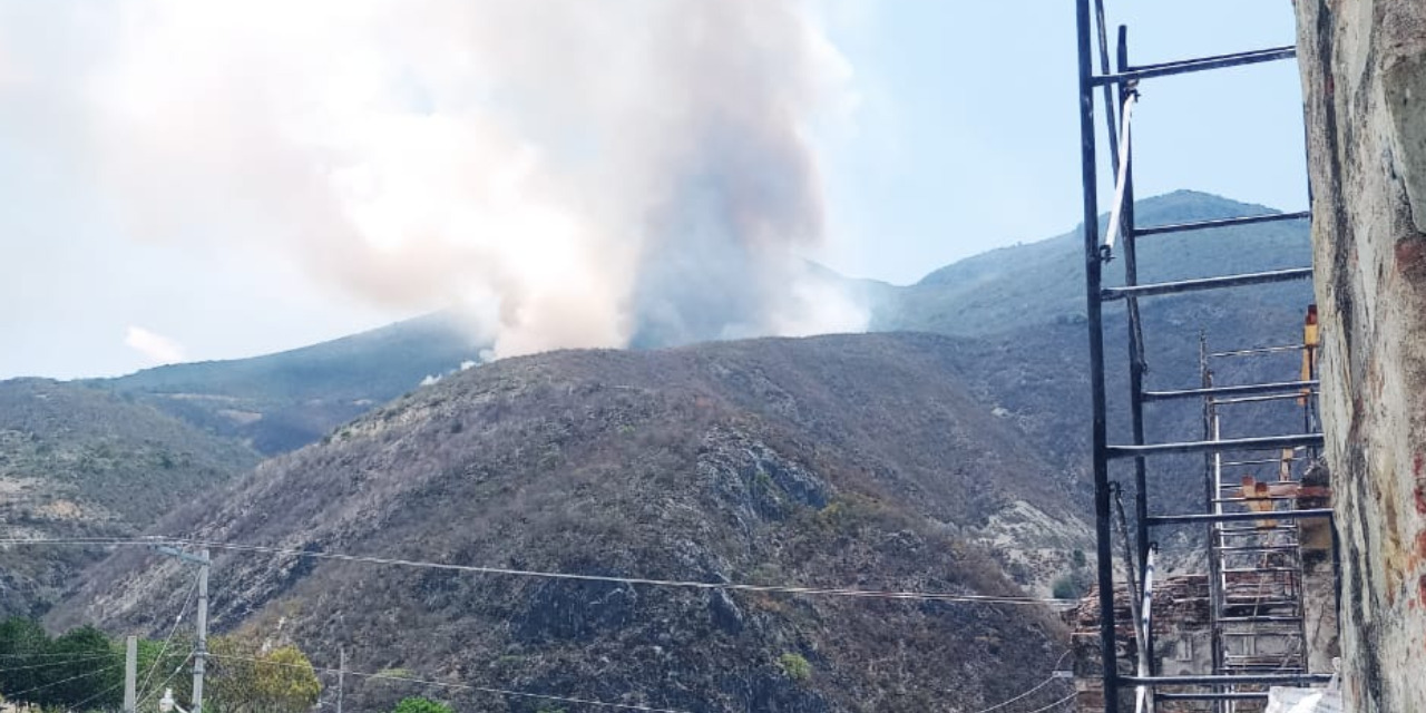 Reportan incendio forestal en Logueche, Miahuatlán | El Imparcial de Oaxaca