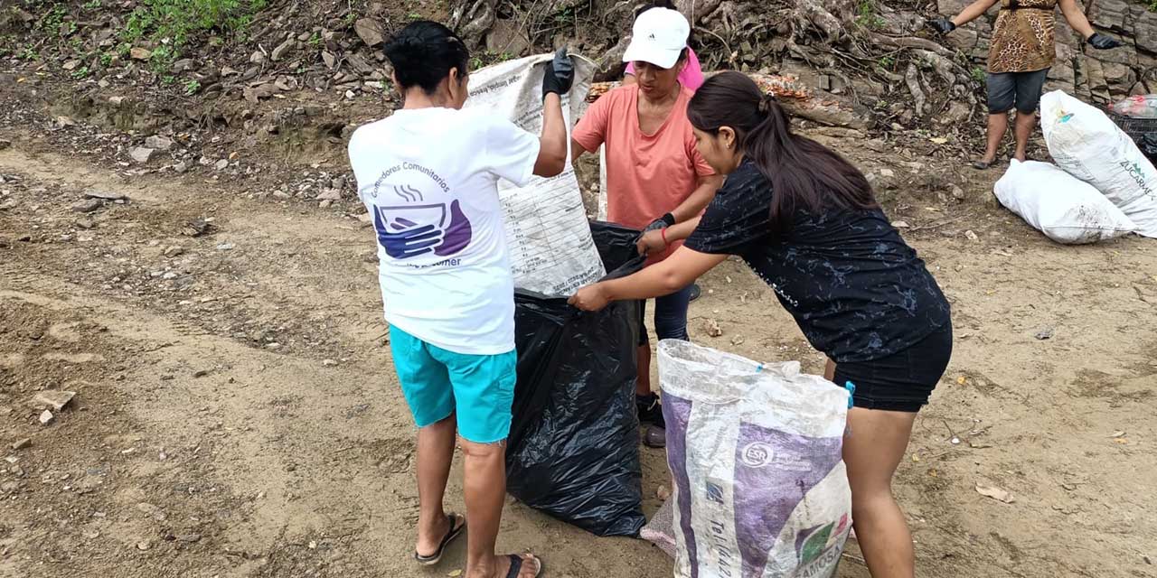 Con gran éxito limpian río en la comunidad de Guzmán, Pochutla | El Imparcial de Oaxaca
