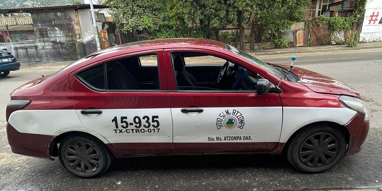 Conducía taxi con  números alterados | El Imparcial de Oaxaca
