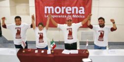 Foto: Adrián Gaytán // Morena ha alcanzado ya 347 mil 018 votos, que representan el 47.98% de los sufragios en favor de Antonino Morales.