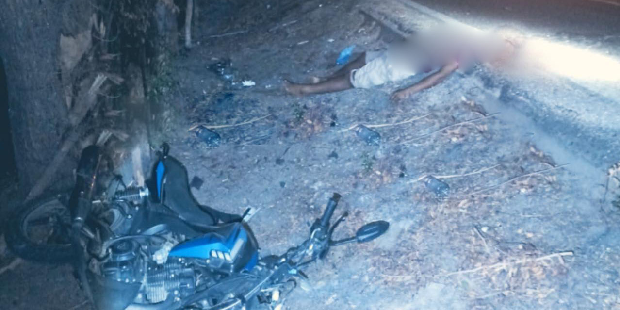 Motociclista se destroza el cráneo al impactarse con un árbol | El Imparcial de Oaxaca