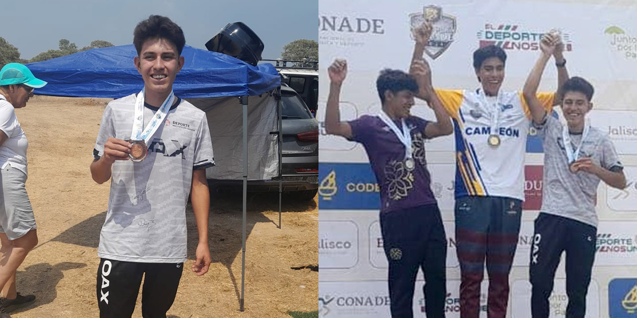 Bronce oaxaqueño en Ciclismo de Montaña