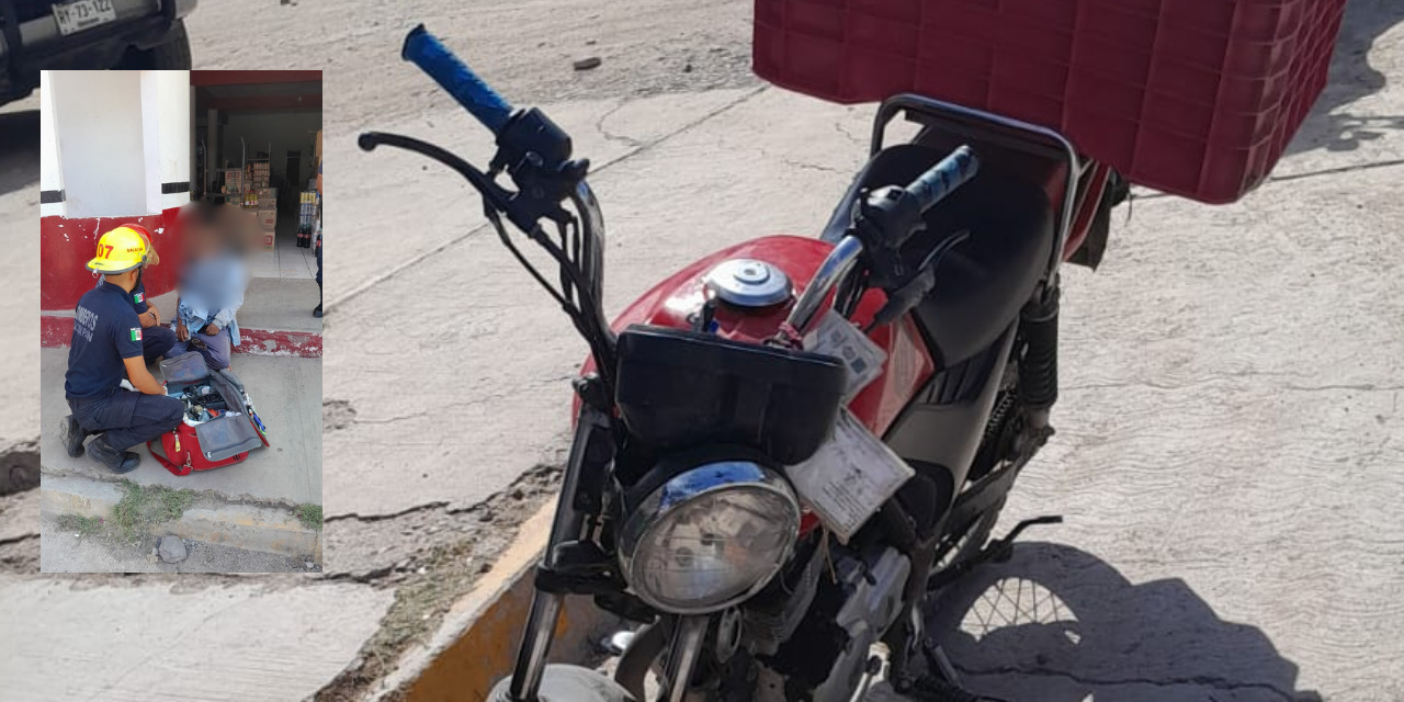 Joven sufre derrape en motocicleta en Huajuapan de León | El Imparcial de Oaxaca