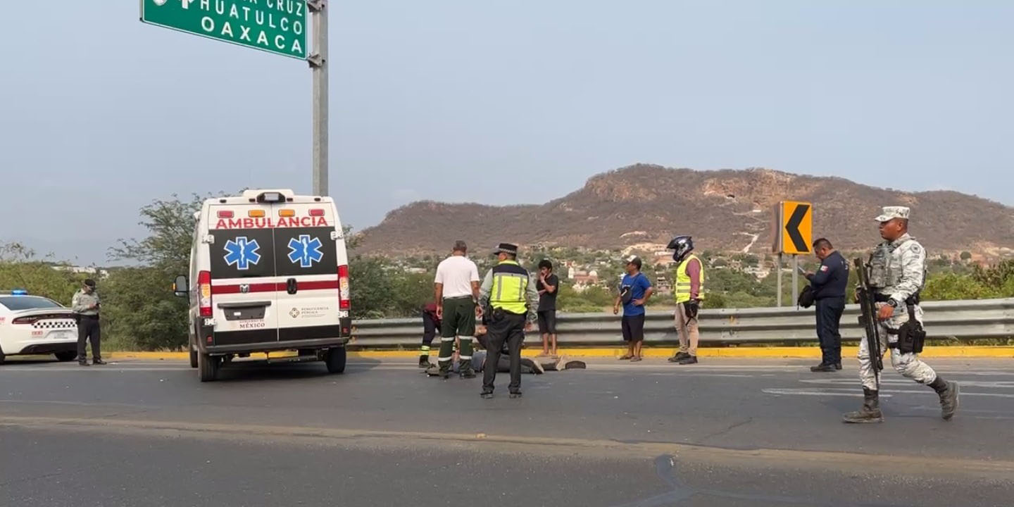 Derrapa violentamente motociclista en Tehuantepec | El Imparcial de Oaxaca