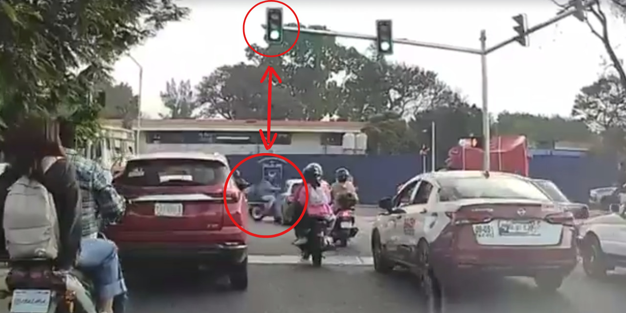 VIDEO | Se pasa el alto y se estampa contra auto | El Imparcial de Oaxaca