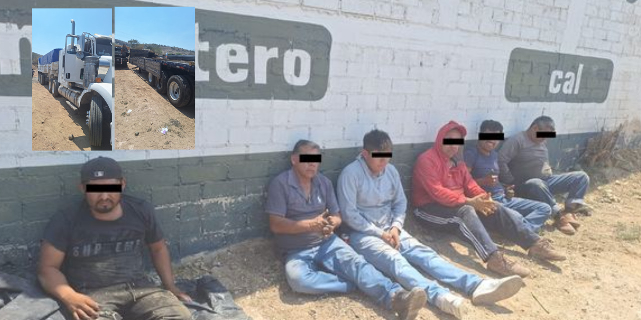 Caen 6 por robo de tráiler con acero | El Imparcial de Oaxaca