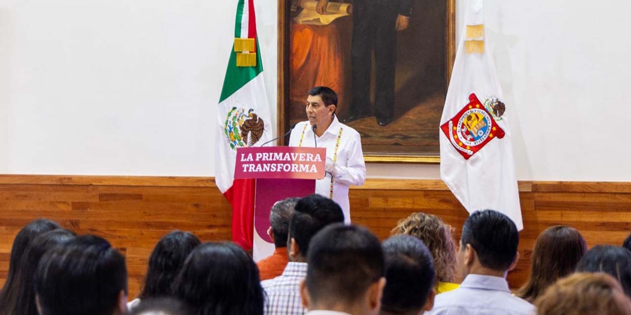 Foto: Gobierno de Oaxaca // Balance del Segundo Informe Trimestral 2024 de Salomón Jara.
