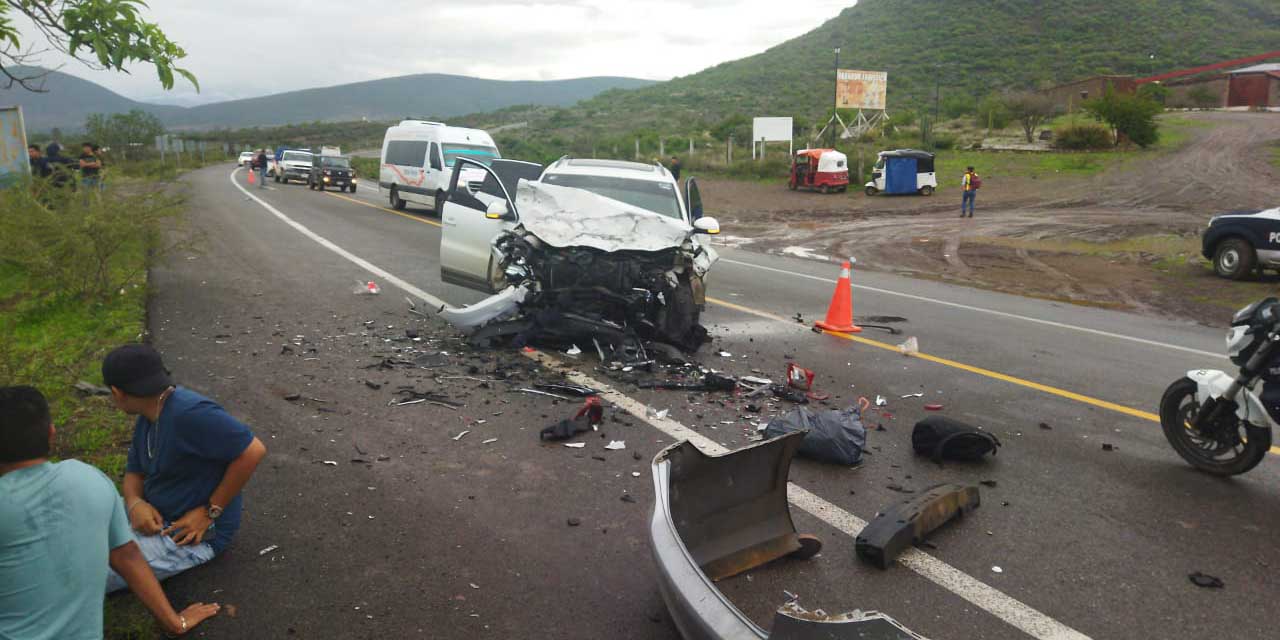 El accidente ocurrió en el libramiento a Ocotlán, cerca del parador turístico.