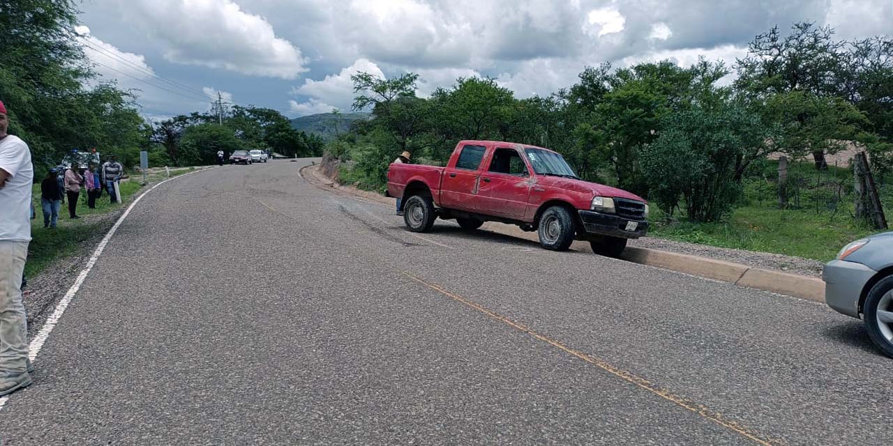 El hecho ocurrió a la altura de la desviación de la Agencia San Pedro Yodoyuxi, Huajuapan.