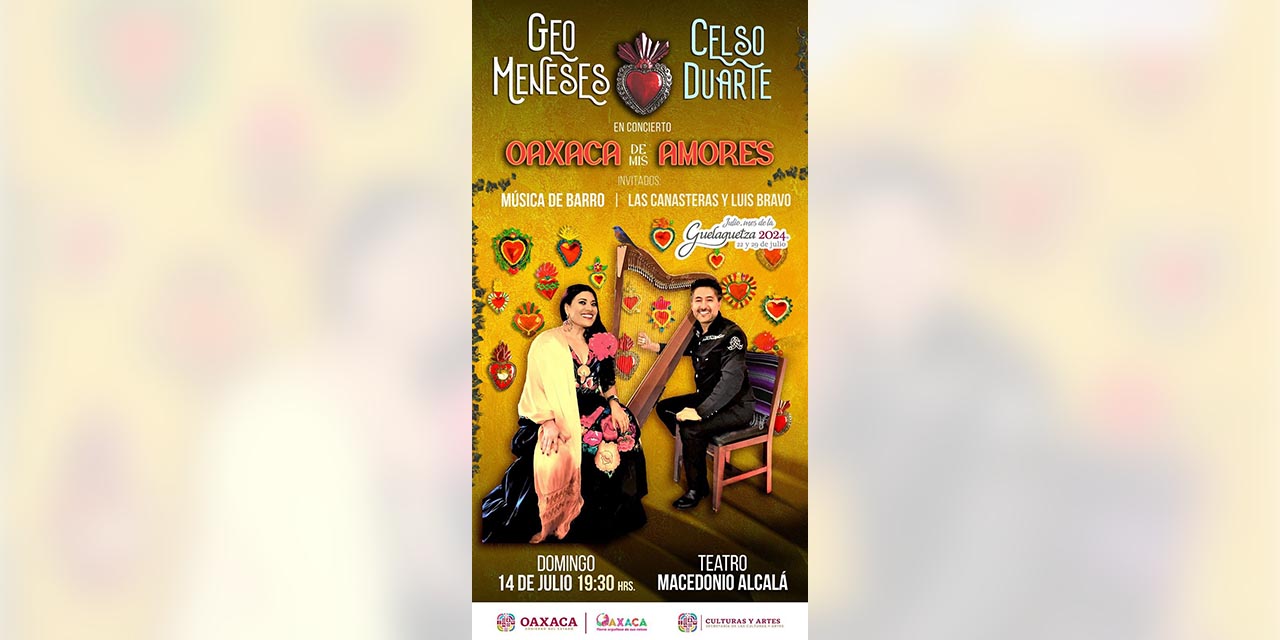 Foto: cortesía // Geo Meneses y Celso Duarte unirán sus voces el próximo domingo 14 de julio, a las 19:30 horas.