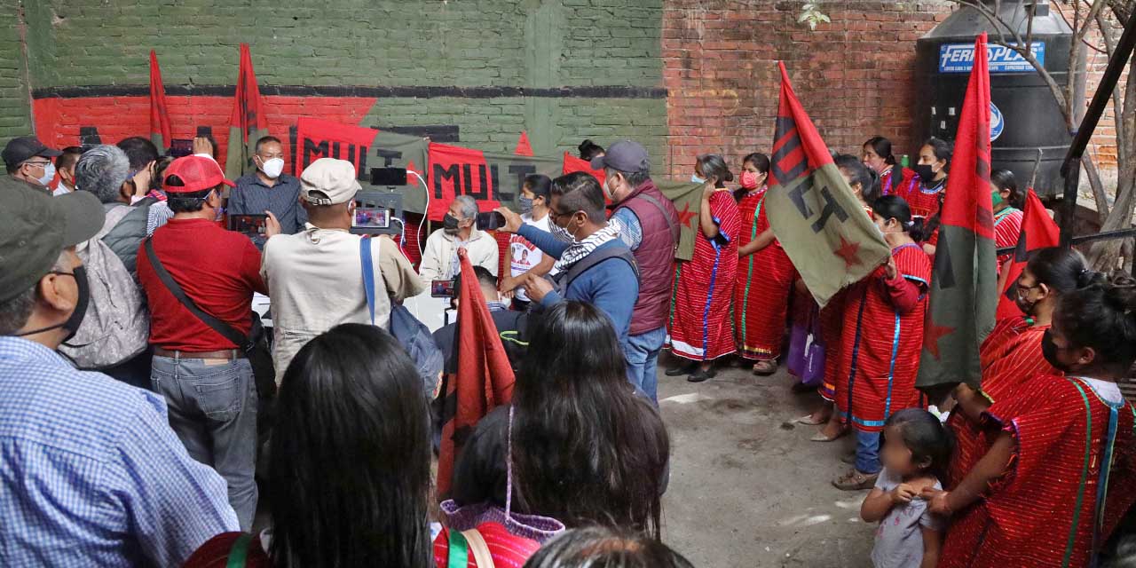 Foto: Archivo El Imparcial // Militantes del MULT, no hay acuerdo en la nación Triqui.