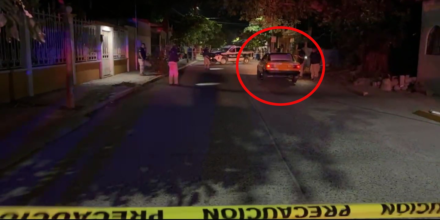 Artero crimen en Juchitán, ultiman a un taxista a tiros; un pasajero herido